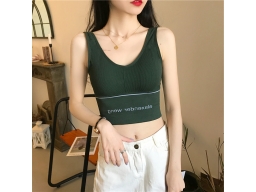 ÁO BRA DỆT 072 - XANH RÊU